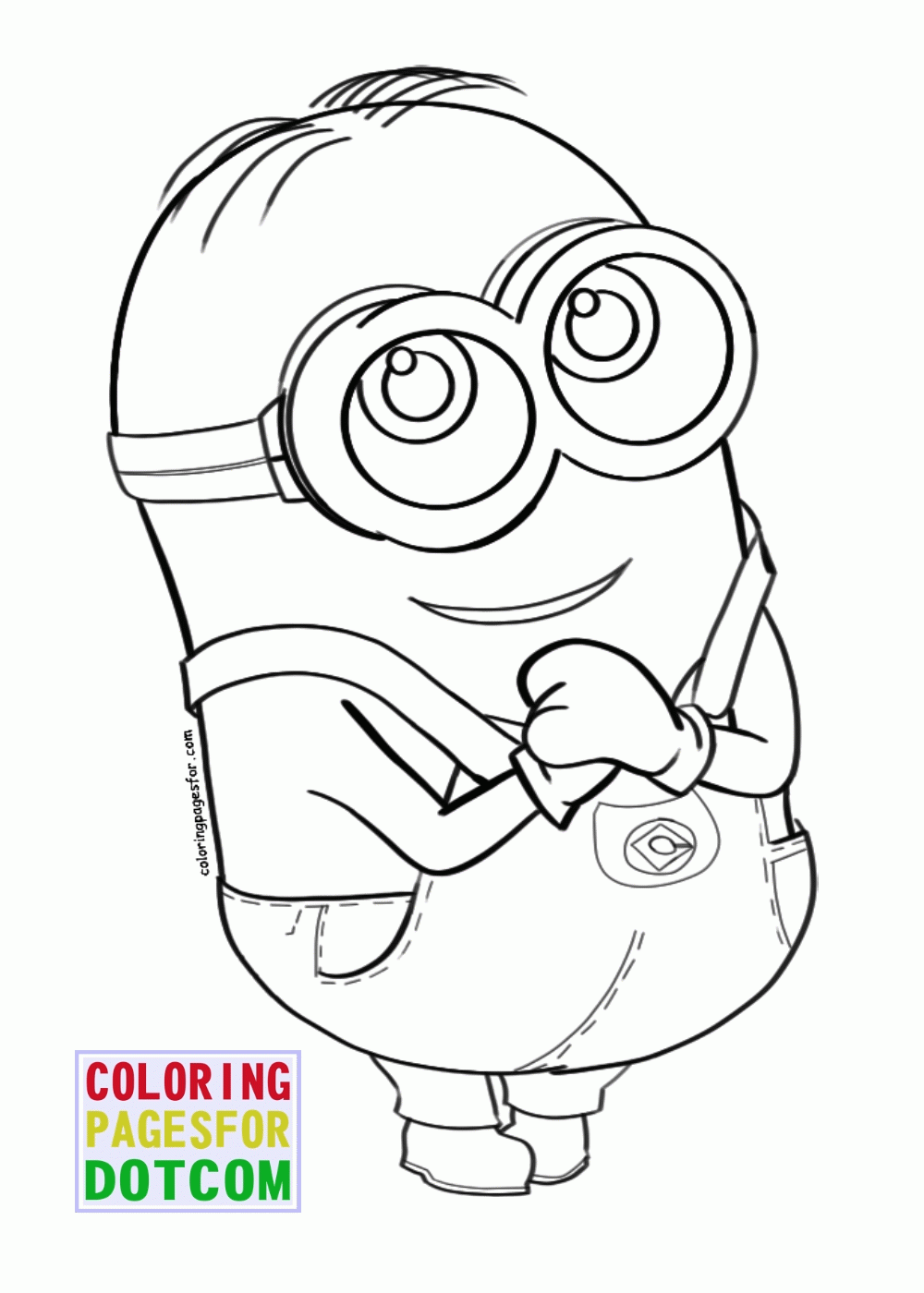Plansa de colorat cu Minioni 39 44